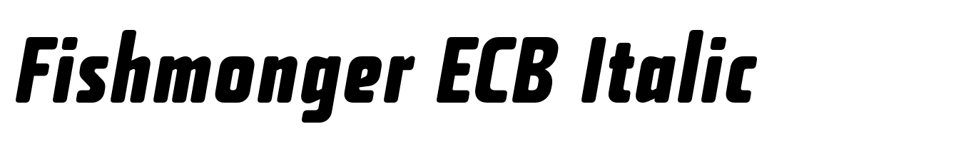 Fishmonger ECB Italic
